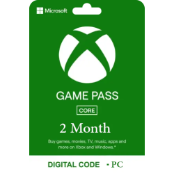 Xbox Game Pass for Console: 2 Month Membership - PC -  [Digital Code]