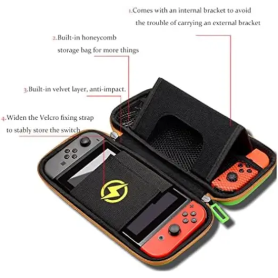 Minecraft Deluxe Travel Case for Nintendo Switch and NSW OLED - Apple Green