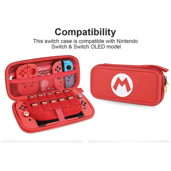Super Mario (Logo) Traveler Case for Nintendo Switch and NSW OLED