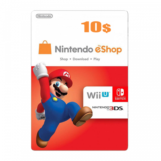 Nintendo E-Shop 10 USD Card Nintendo E-Shop 10 USD Card