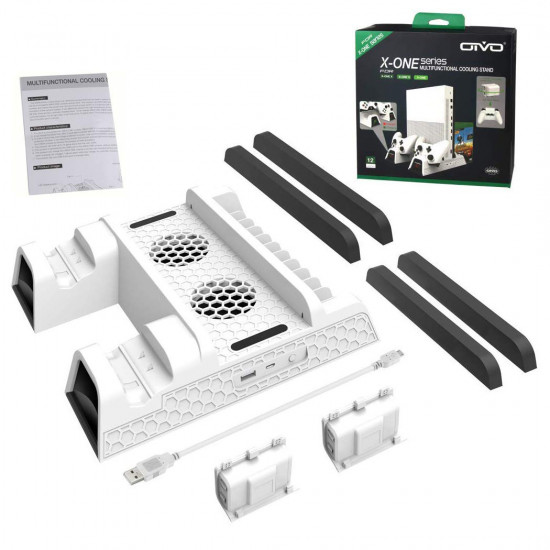OIVO Vertical Cooling Stand Charging Station LED Fan OIVO Vertical Cooling Stand Charging Station LED Fan
