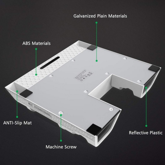 OIVO Vertical Cooling Stand Charging Station LED Fan OIVO Vertical Cooling Stand Charging Station LED Fan