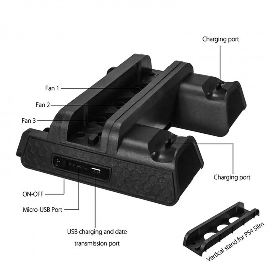 PS4 SERIES VERTICAL STAND WITH COOLING STAND PS4 SERIES VERTICAL STAND WITH COOLING STAND