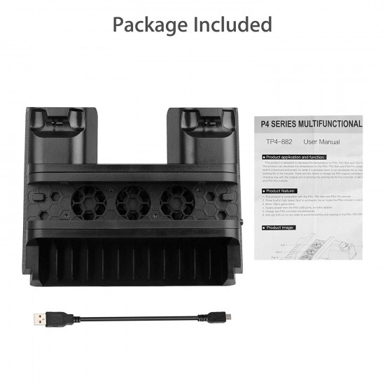 PS4 SERIES VERTICAL STAND WITH COOLING STAND PS4 SERIES VERTICAL STAND WITH COOLING STAND