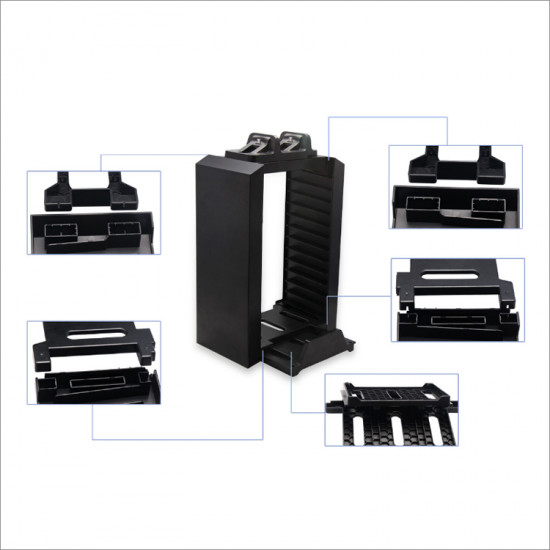 Dobe TP4-025 Multifunctional Disk Storage Stand Kit Dobe TP4-025 Multifunctional Disk Storage Stand Kit