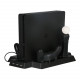 PS4 Slim / PS4 Universal Controller Charger with Cooling Fans, Vertical Stand Dual Controllers Charging Station PS4 Slim / PS4 Universal Controller Charger with Cooling Fans, Vertical Stand Dual Controllers Charging Station