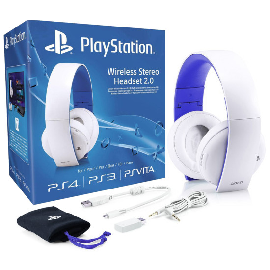 Sony PlayStation Wireless Stereo Headset 2.0 - White Sony PlayStation Wireless Stereo Headset 2.0 - White