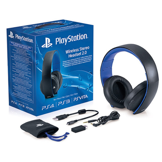 Sony PlayStation Wireless Stereo Headset 2.0 - Black Sony PlayStation Wireless Stereo Headset 2.0 - Black