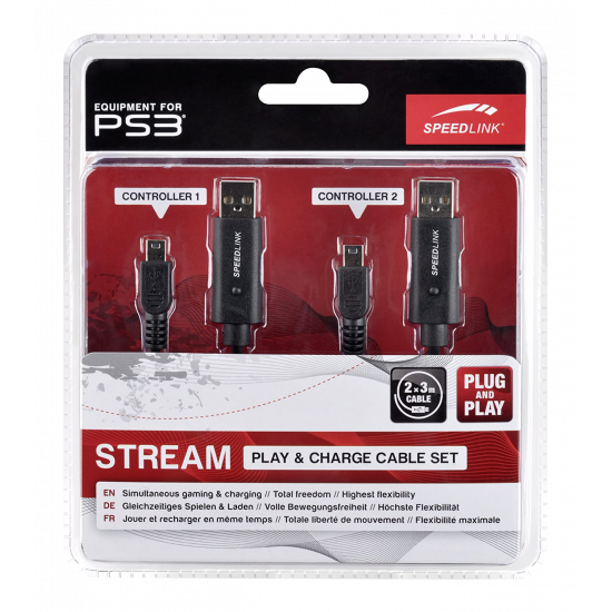 Speedlink STREAM Play & Charge Cable (PS3) Speedlink STREAM Play & Charge Cable (PS3)
