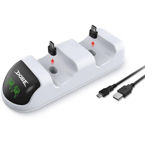 Dobe PS5 Controller Charging Dock for DualSense PlayStation 5 Controller Dobe PS5 Controller Charging Dock for DualSense PlayStation 5 Controller