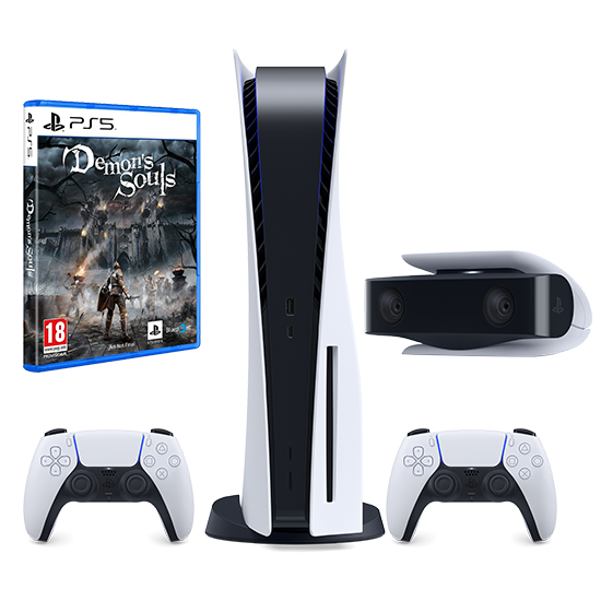 PlayStation 5 & HD Camera PS5 & DualSense Wireless Controller & Demon’s Souls PlayStation 5 & HD Camera PS5 & DualSense Wireless Controller & Demon’s Souls