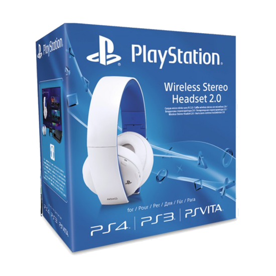 Sony PlayStation Wireless Stereo Headset 2.0 - White Sony PlayStation Wireless Stereo Headset 2.0 - White