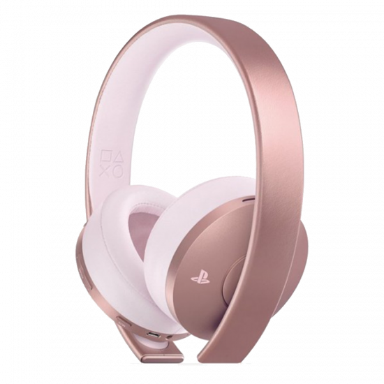 Sony PlayStation 4 Gold Wireless Headset, Rose Gold Sony PlayStation 4 Gold Wireless Headset, Rose Gold