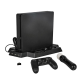 PS4 Slim / PS4 Universal Controller Charger with Cooling Fans, Vertical Stand Dual Controllers Charging Station PS4 Slim / PS4 Universal Controller Charger with Cooling Fans, Vertical Stand Dual Controllers Charging Station