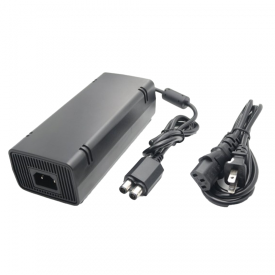 AC Adapter - Microsoft Xbox 360 Slim Black AC Adapter - Microsoft Xbox 360 Slim Black