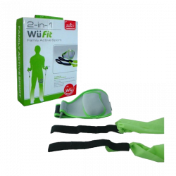 WII 2IN1 EV ACTIVE SPORTS PACK - LEG STRAP - RESISTANCE BAND