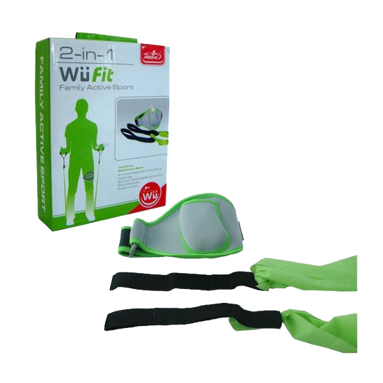 WII 2IN1 EV ACTIVE SPORTS PACK - LEG STRAP - RESISTANCE BAND WII 2IN1 EV ACTIVE SPORTS PACK - LEG STRAP - RESISTANCE BAND