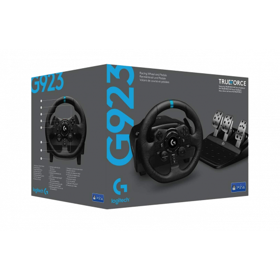 LOGITECH G923 TRUEFORCE RACING WHEEL FOR XBOX, PLAYSTATION AND PC LOGITECH G923 TRUEFORCE RACING WHEEL FOR XBOX, PLAYSTATION AND PC